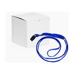 Taśma do identyfikatorów DONAU jedwabna niebieska /50szt./